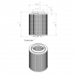 Compair-Demag 100013009 VzduchovÃ½ filter (ekvivalentnÃ­ produkt)