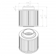 Alup 17207797 VzduchovÃ½ filter (ekvivalentnÃ­ produkt)