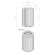 Compair-Demag 100006374 VzduchovÃ½ filter (ekvivalentnÃ­ produkt)