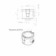 Vuototecnica FC25 Kryt vzduchového filtra (ekvivalentnÃ­ produkt)