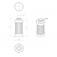 Compair-Demag 98245-161 In-line filter voor perslucht (alternatief)