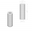Déshuileur / séparateur air-huile compatible pour Fini 048032000