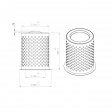 Déshuileur / séparateur air-huile compatible pour Axeco 1012208